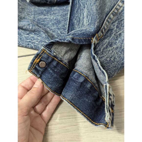 VTG Levi's 1980s Type 3 lll Trucker Jacket Men's Size L Made In USA 57508 rare - Picture 14 of 16